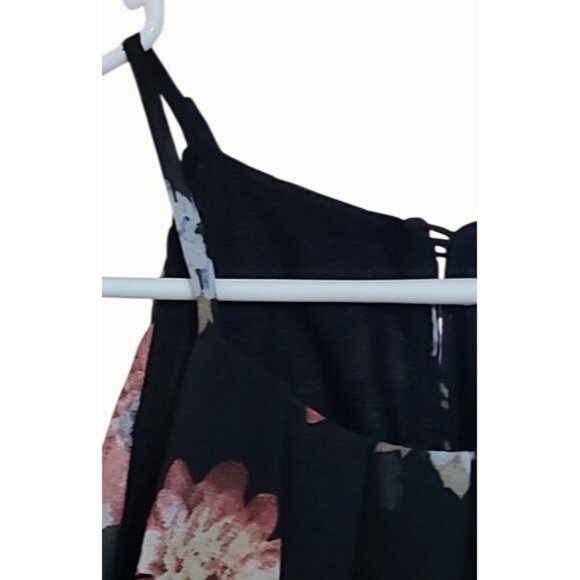 Timing Women's Size Large Cold Shoulder Flower Dress Country Bodycon - Picture 3 of 8